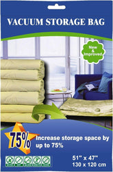 ehomegoods five-pack extra jumbo vacuum bags front view for large item storage