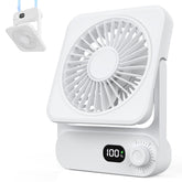 Ehoyal magnetic-base mount for secure cooling on metal cabin surfaces.