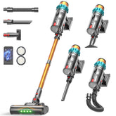 ElecKeys cordless vacuum cleaner with powerful 650W suction for fast floor cleaning.