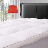 ELEMUSE king-size topper top layer fusion-down for breathable comfort