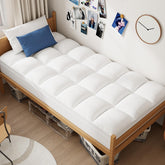 Elemuse Twin XL topper on dorm bed adds soft comfort for long study nights