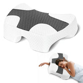 Eliteguard side sleeper pillow with arm hole provides neck and shoulder comfort