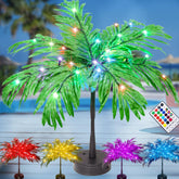 Elnsivo 23in palm tree light adds tropical ambiance to any room.