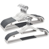 ELONG HOME plastic hangers 30-pack for organized, space-saving closets