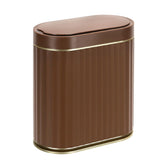 ELPHECO motion sensor trash can with lid opening hands-free in a bathroom setting