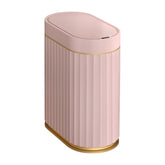 ELPHECO sensor trash can 2-gallon pink gold for hands-free operation
