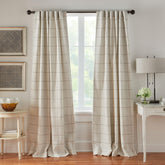 Elrene Brighton Windowpane Plaid blackout curtain blocks light for peaceful bedrooms