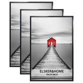 ELSKER&HOME 16x24 poster frame set, black, ready for wall display and versatile layouts
