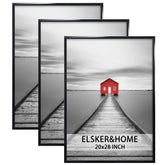 ELSKER&HOME 20x28 frame front view in sleek black for posters.