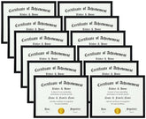 ELSKER&HOME 8.5x11 black frame 12-pack for certificate display.