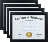 ELSKER&HOME 8.5x11 frame front view with black matte finish for clear certificate display