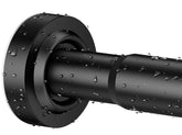 Emlaoe shower rod assembly tension shows quick, tool-free setup for renters.