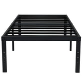 EMODA 18inch twin bed frame with no box spring, providing sturdy support.