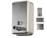 EnBath commercial dispenser front viewβsleek stainless steel and durable design
