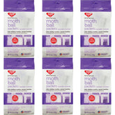 Enoz lavender scented moth ball packets in a drawer provide long-term protection.