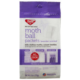 Enoz Lavender Scented Moth Ball Packet in a drawer protects clothes from moth damage.