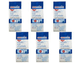 Enoz Moth Crystals ice chunks close-up, protects garments from moth damage
