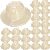 Eorbow safari party hats 24-pack ready for jungle-themed celebrations and group costumes.