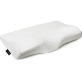 EPABO contour memory foam pillow front view offers neck support and cooling comfort.