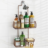 Epicano shower caddy anti-swing overhead for stable placement
