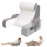 ESUERDO reading pillow in foldable 2-in-1 mode supporting upright reading