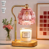Eterfun candle warmer with flower design creates cozy ambience without flame