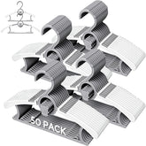 Eunhdet baby hangers with stackable design keep nursery outfits neatly organized.
