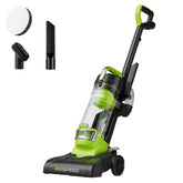 Eureka Airspeed compact vacuum demonstrates a lightweight design for effortless room-to-room cleaning.