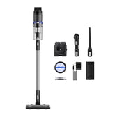 Eureka NEC451BL anti-tangle brushroll guides hair away for smoother cleaning.