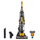 Eureka NEU350 front-view shows strong suction for quick whole-room cleanups