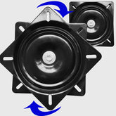 Evadow 2Pack heavy-duty swivel plate with 6-inch base for smooth bar stool rotation