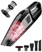 Evekas Handheld Vacuum delivers 9000Pa suction for deep car and home cleaning.
