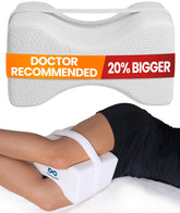 Everlasting Comfort knee pillow for side sleepers maintaining spinal alignment