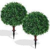 EverNature 2Pack topiary ball leaves highlight lifelike color for outdoor or indoor décor