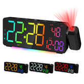 EVILTO projection-alarm-clock enables wall or ceiling time projection for quick viewing.