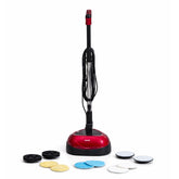 Ewbank EP170 floor polisher in red for efficient cleaning and polishing on hard floors.