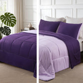 Exclusivo Mezcla lightweight reversible twin comforter offers soft touch for year round comfort