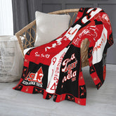 EXOVITRANZ fleece throw 60x50 on couch delivers cozy warmth for movie nights