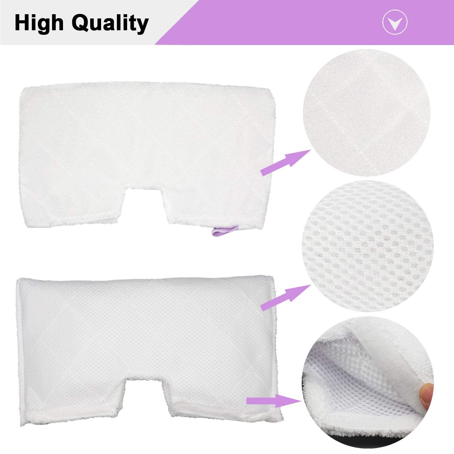 Extolife steam mop pad with fabric construction for durable, highly absorbent cleaning.