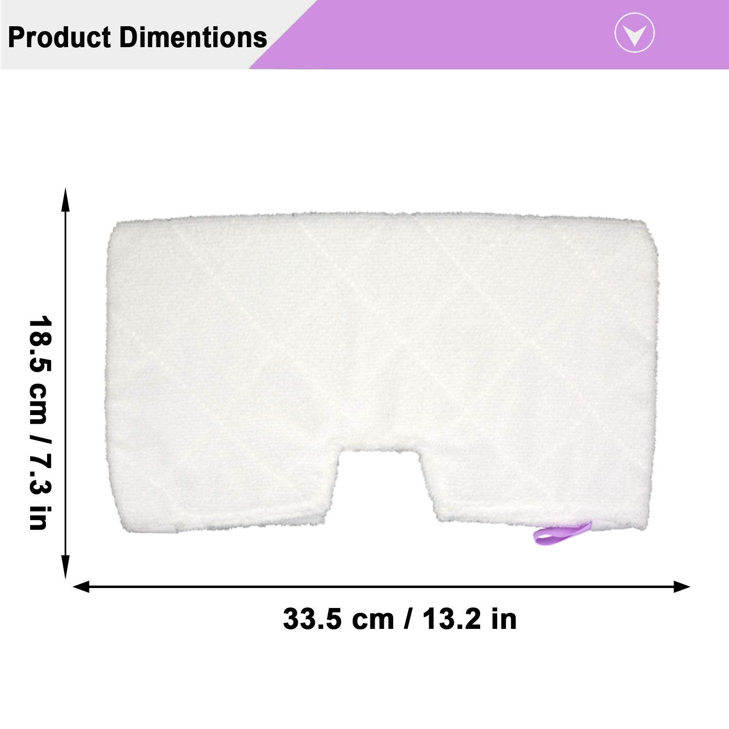 Extolife steam mop pad compatible with Shark S3500 series.