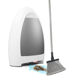 EyeVac Home touchless dustpan front view for quick, hands-free cleaning on floors