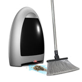 EyeVac Home touchless vacuum, front view, fast dustpan action for quick floor cleanup.