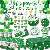 EYOBZOOQ golf party decorations kit offers vivid colors for a festive celebration.
