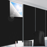 FADOTY blackout curtains provide complete darkness for daytime rest.