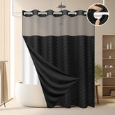 FADOTY no-hook curtain with built-in rings for quick install.