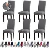 Fafua chair covers stretch fabric close-up showing premium fit and durability