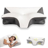 Fagofid Doreve Cloudfaser Pillow front view with ergonomic neck support.