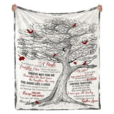 FAIVHSO bereavement blanket folded on bed offering warm comfort