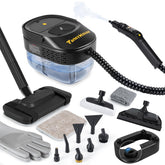 FancyMouse steam cleaner with remote-control handle for precise cleaning on fabrics and surfaces