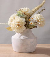FancyPlus white ceramic vase base shows stable footprint for elegant arrangements.